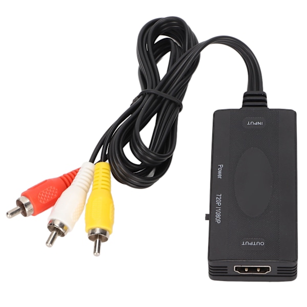 HD Multimedia Interface till RCA-omvandlare HD Multimedia Interface till AV Kompositvideoomvandlare för TV PC