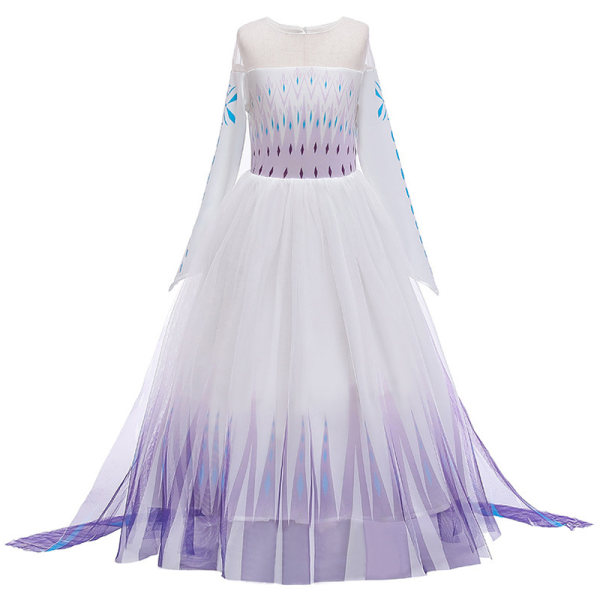 Elsa Prinsesse Kostyme Frozen Elsa Kjole  cm Light Blue 100