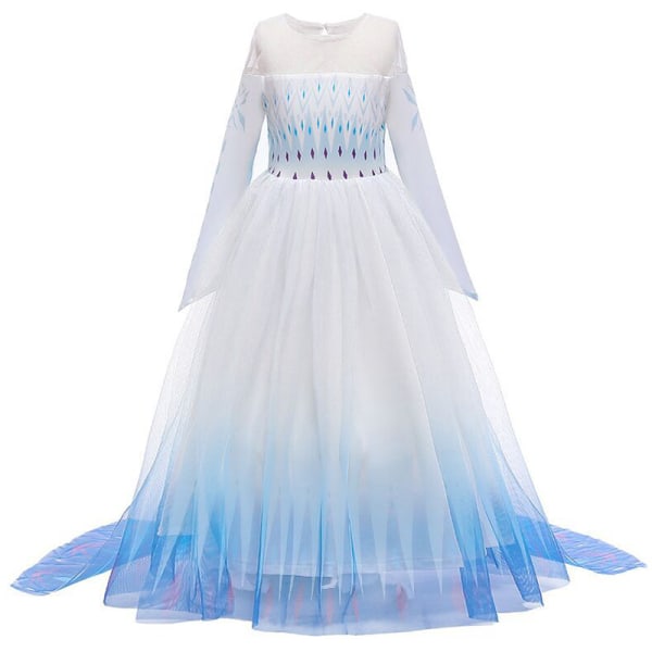 Elsa Prinsesse Kostyme Frozen Elsa Kjole  cm Purple 150