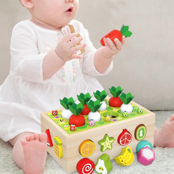 Multifunktionell Orchard ToyCar Pedagogiska leksaker Spelleksak
