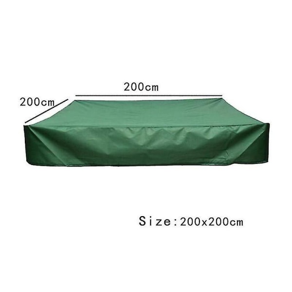 Sandbox Cover, Square Protective Cover For Sand And Toys Away F 200*200CM