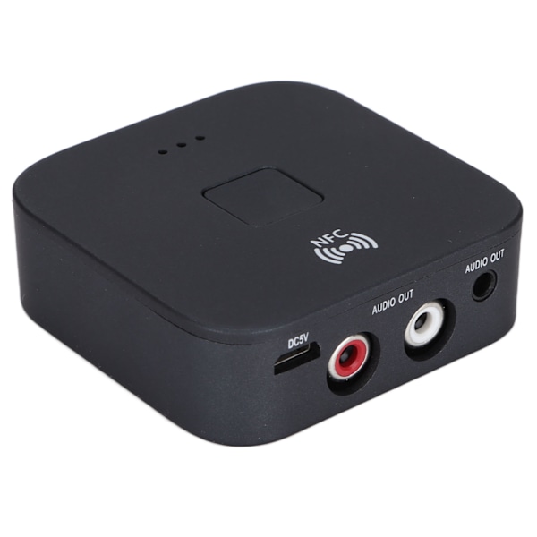 Bluetooth 5.0 RCA Audio Receiver 3.5mm Port Trådløs Adapter til Bil Audio Hovedtelefon Hjemme Stereo Teater System