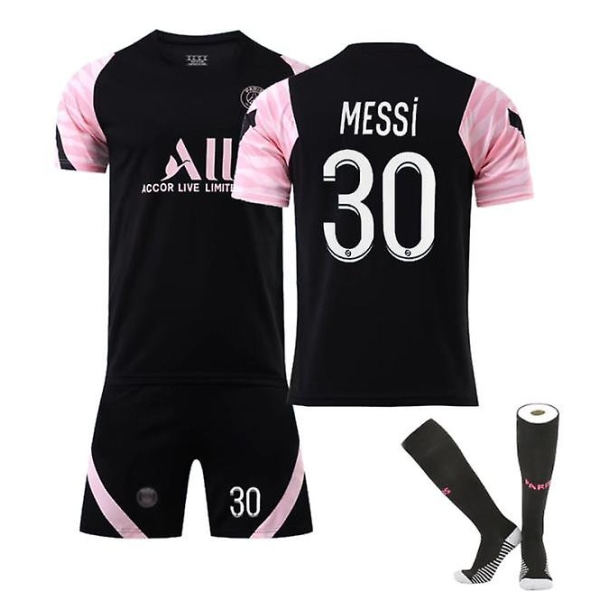 Fotbollssats Fotbollströja Träningströja Messi kids 24(130-140cm)