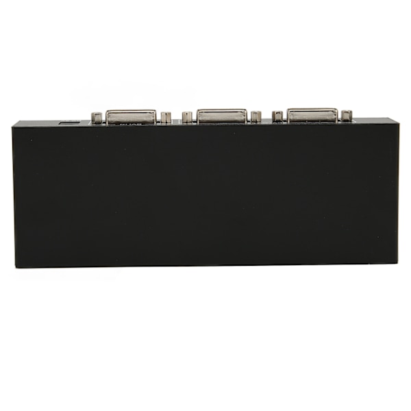 DVI Splitter 1 inn 2 ut Støtte 30 36bit Farge 4K Tapløs Overføring Doble Skjermer Distribusjon Duplikator 100‑240V EU Plugg