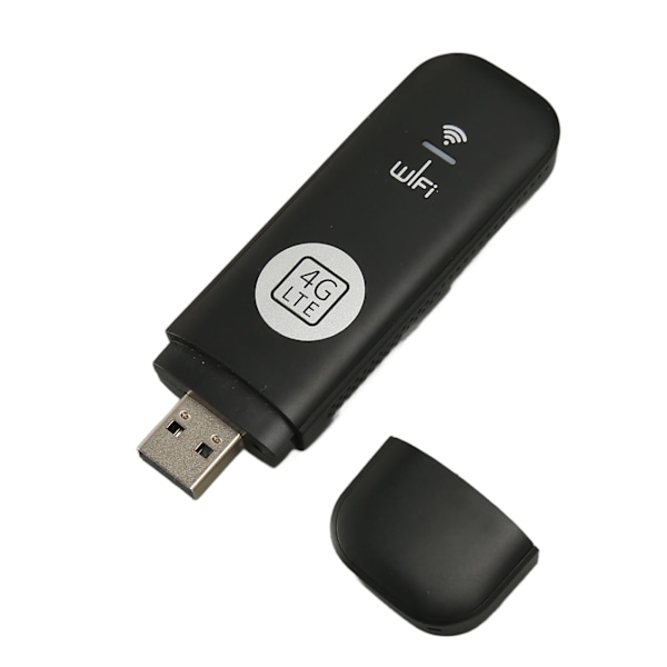 USB WiFi Adapter Micro SIM-kortplads 150Mbps 10 Brugeres Kapacitet WPA WPA2 Kryptering WiFi Dongle til Europa Asien Sort