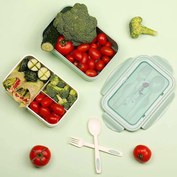 Bento-laatikko, Lounaslaatikko, Ilmatiivis Lounaslaatikko, 3 Lokeroa