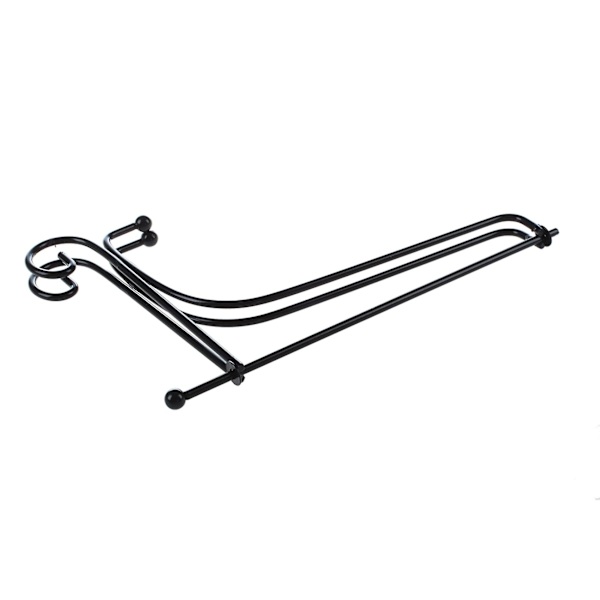 2 stk Iron Easel Classic Display Stativ Skål Tallerken Fotoramme Bok Kunstverk Svart 4 Tommer 10,5cm