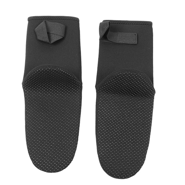 Dykkersokker 3mm Vand Sokker Neopren Anti Slip Fuld Ankel Dækning Strandsokker til Svømning Dykning Vandsport Sort M