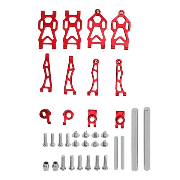RC Ylä- ja ala-jousitusvarret Alumiiniseos Swing Arm Kit SCY16101PRO 16102 1/16 Kauko-ohjattava auto Punainen