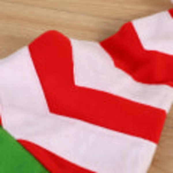 Christmas Hat Festival Dekoration Party Supplies Xmas Randig