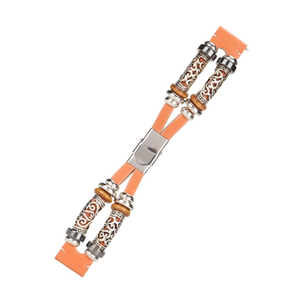 Retro Personlighet Smart Klockarmband Läder DIY Armbandsur Ersättning med Skruvmejsel för Amazfit GTS 3 Brun