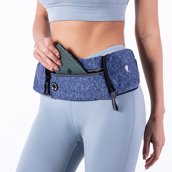 Fanny Pack Juoksuvö Vyötärölaukku Organisaattori Vedenpullo Lycra Vedenpitävä Rose Red 7.5 inch