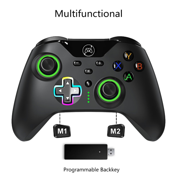 Fordybende gameplay med trådløs 2.4G-controller bærbar gamepad-spiltilbehør Velegnet til XboxSeries X/S Blue