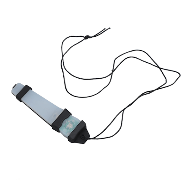Personlig identifieringsmarkörlampa med kardborreband Vattentät 150mAh Överlevnadssäkerhetsblinkande lampa för vandring Svart med orange ljus