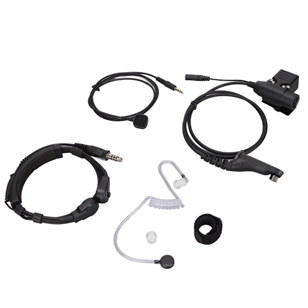 Halsmikrofon Headset U94 PTT med Fingermikrofon Kompatibel med MOTOROLA XIR P8268 P8668 DP4400 DP4800