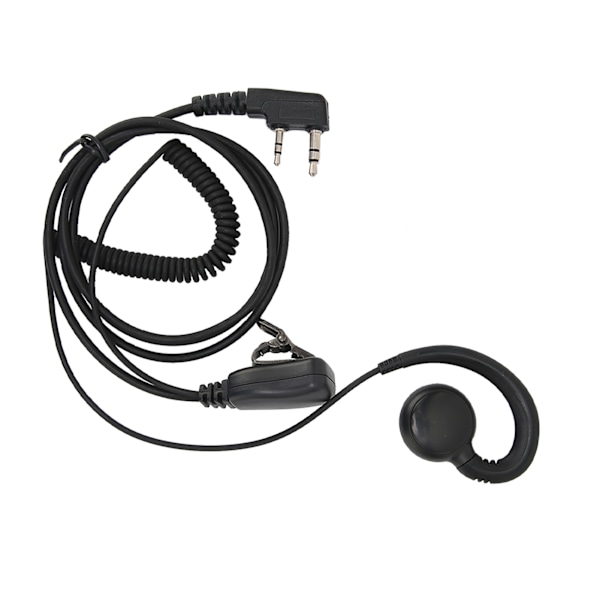 Walkie Talkie Headset 180° Roterbar K Huvud Mikrofon Hörlurar för Baofeng UV‑5R Walkie Talkie