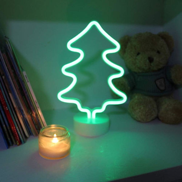 LED neonljusskylt Väggdekor Nattljus USB/batteridriven