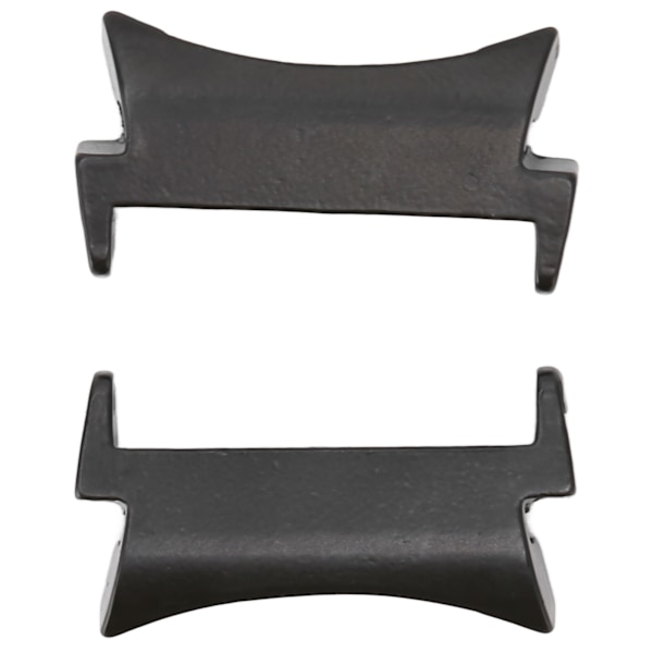 1 par/sett adapter for remkobling i rustfritt stål for Galaxy Watch 4-klokkebånd, svart