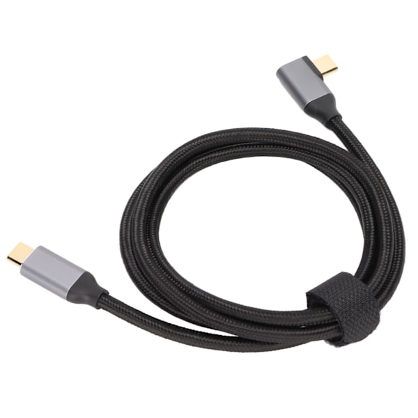 100W PD Nylonpunottu USB C -pikalatauskaapeli USB 3.1 Gen2 10Gbps 3 Kaapeli 4K 60Hz (1m)