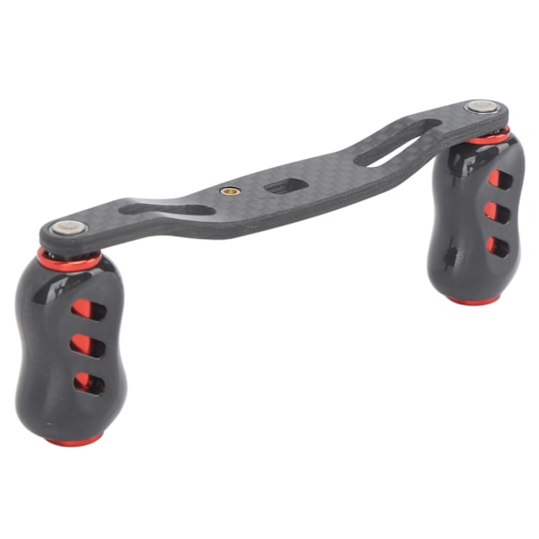 Fiskerulle Håndtag Kulfiber Dobbelt Håndtag Baitcasting Rulle Rocker Arm 95mm Udskiftning til D S A Rød
