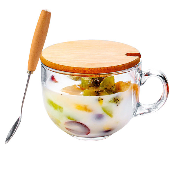 450 ml lasi, cappuccino-kuppi, kahvikuppi kannella ja lusikalla,