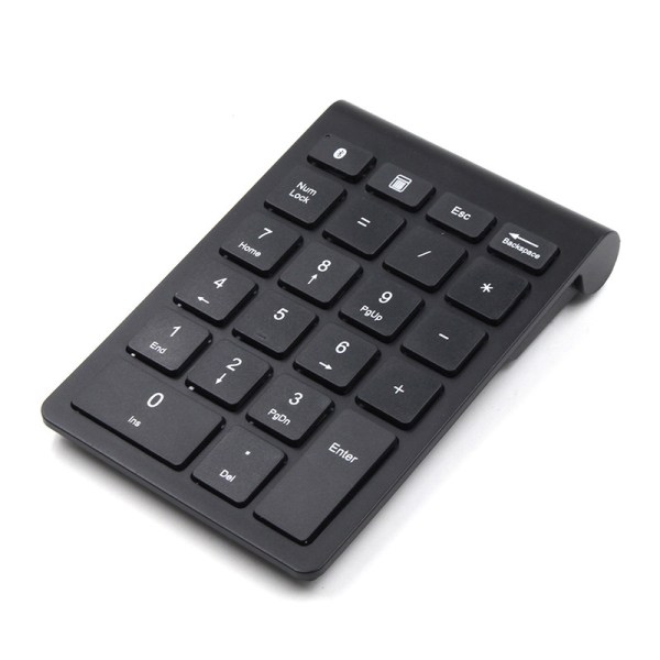 22-taster bluetooth numerisk tastatur til bærbare computere og surfp black