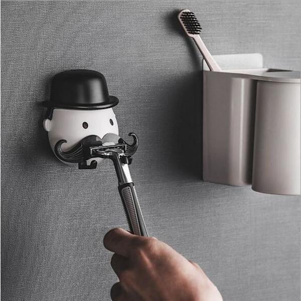 Mr Razor, Sugkopp barberhøvelholder, barberhøvel for dusj, badekar