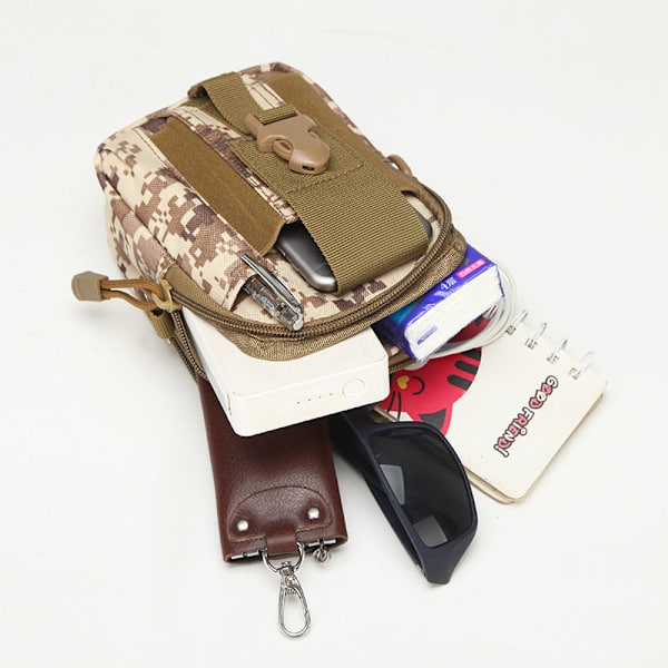 Miehet Naiset Fanny Pack vyötärölaukku vyö ulkona Taskujuoksu Urheilu Vapaa-aika Puhelin Army Green Average size