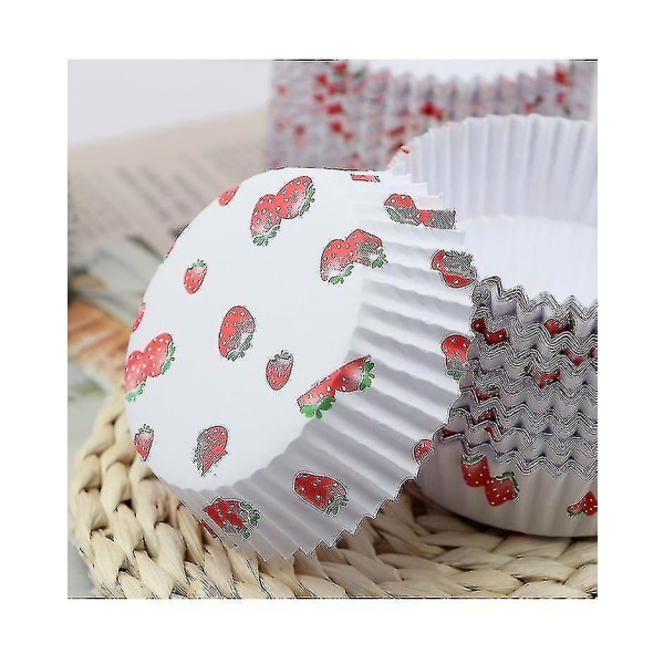 Pyöreät paperimukit kakulle 150 kpl Elintarvikepäällysteinen paperitarjotin Cupcake Cake