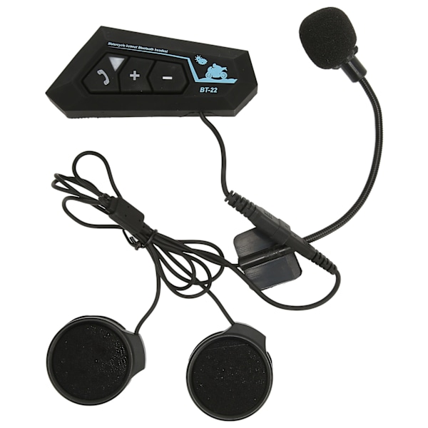 Hjelm Bluetooth Headset Multifunktionel Støjreduktion Vindtæt Bluetooth 5.0 Intercom Headset til Cykling