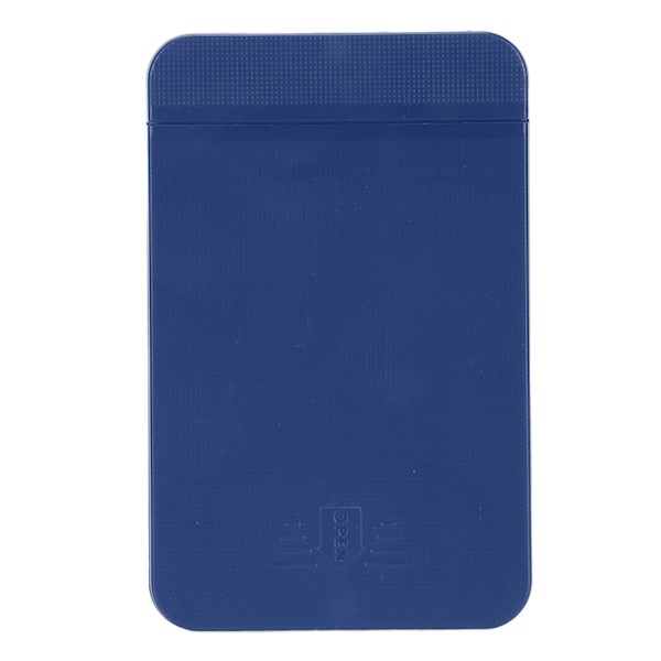 Ekstern HDD-kabinett 2.5in USB3.0 SATA3.0 Plug and Play HDD-kabinett Støtter 3TB Kapasitet med LED-indikator for Windows Blå