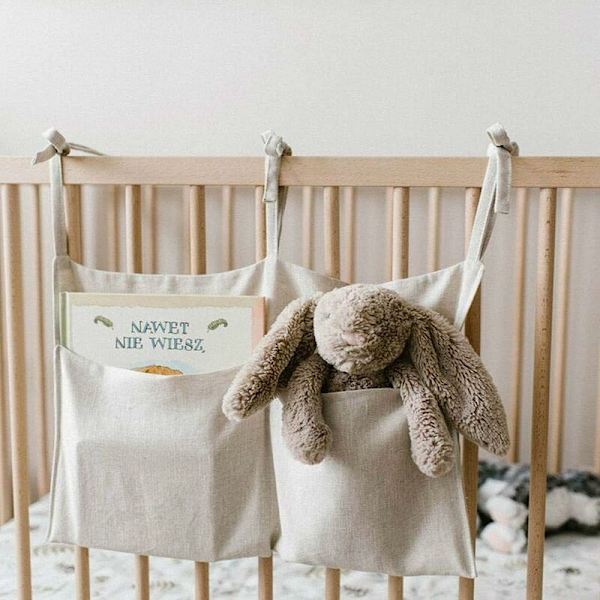Baby Sengestol Lommeorganisator Sänghengende Multifunksjonell Oppbevaring