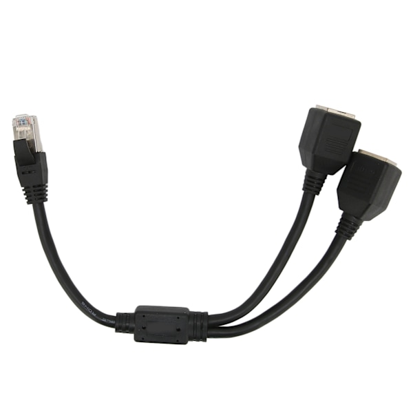 RJ45 Ethernet Adapter Kabel Forlengelse 1 til 2 Port Utmerket Tilkobling Overføring Godt Signal Ethernet Socket Adapter