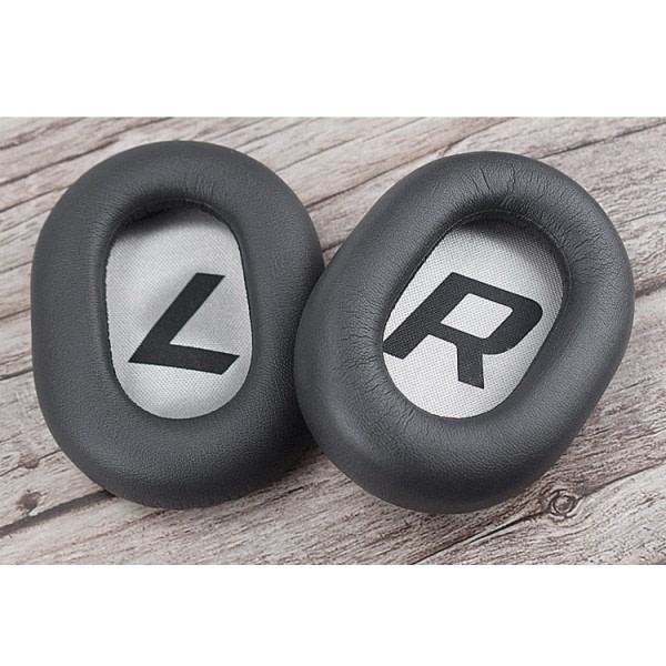 1 par Erstatnings-øreputer for Plantronics Backbeat Pro2 8200uc Skumdeksel Svart
