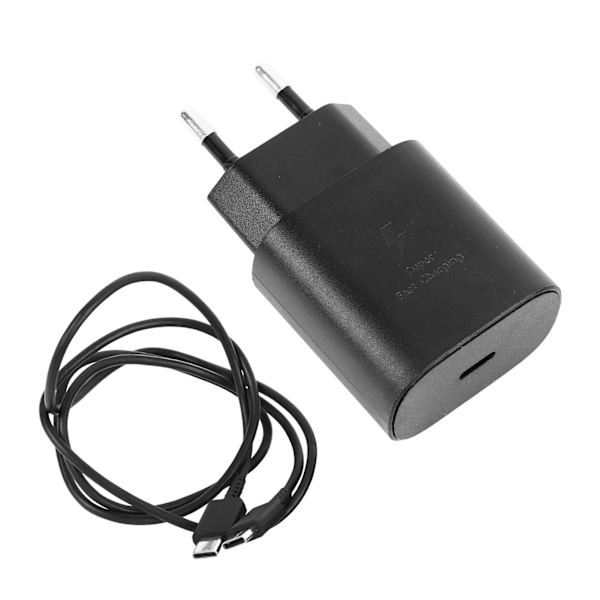 25W PD Laddare Snabbladdning Säker Portabel Typ C Laddare för Note10 S20 EU-kontakt 100 till 240V