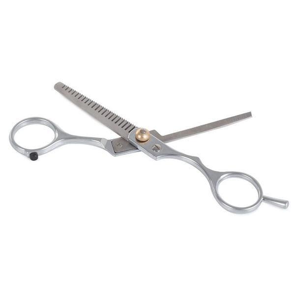 Tyndingssaks / Frisørsaks / Effileringssaks / Tand saks - 15 cm silver