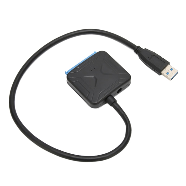 SATA till USB 3.0 Adapterkabel för 2.5in 3.5in HDD SSD Höghastighets SATA III till USB Hårddisk Adapterkabel Stöd