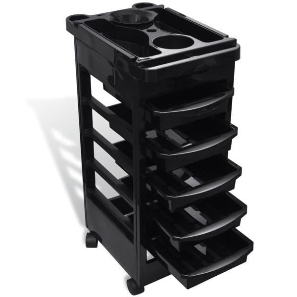 vidaXL Kampa-vaunu pyörillä black