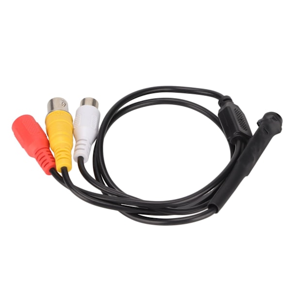 Mini Sikkerhedskamera 120° Bred Vinkel CMOS 3.2mm Sensor HD 1000TVL 8 Infrarøde LED'er Overvågningskamera DC 12V 1A NTSC Format