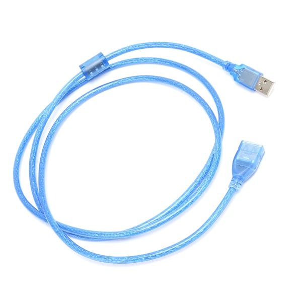 Data Line Mann til Kvinne Messing Dobbel Skjerm USB 2.0 Forlengelseskabel for Dataoverføring 3 Meter
