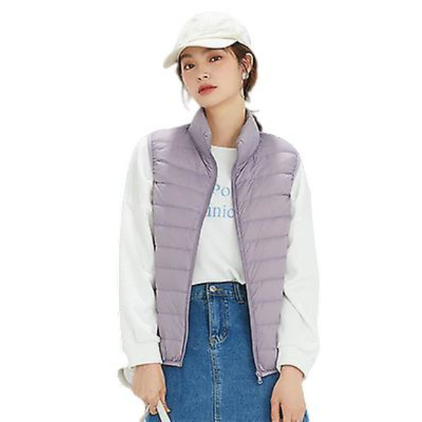 2021 vinter Ny koreansk stil ærmeløs let dunjakke Plus Size Jakke 4XL