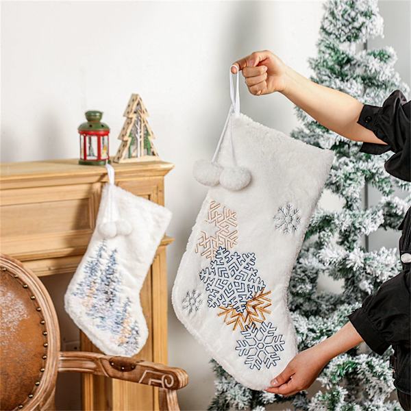 Julstrumpa säck Presentficka