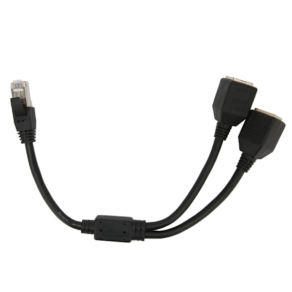 RJ45 Ethernet -sovitinkaapelin jatko 1–2 porttia, erinomainen yhteys, tiedonsiirto, hyvä signaali, Ethernet-liitäntäsovitin