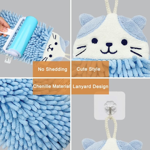 myk og fluffy mikrofiberhåndkle Absorberende hurtig tørkende håndklær med