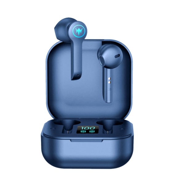 Bluetooth -hörlurar Trådlösa hörlurar 5.0 LED-skärm