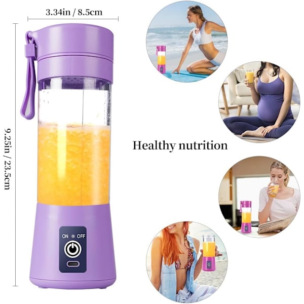 Bærbar blender til shakes og smoothies