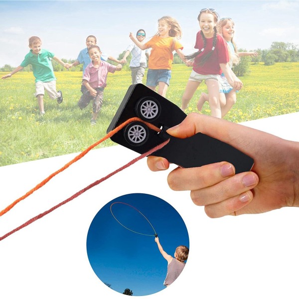 String Shooter Toy String Launcher Zip String Lelu musta black