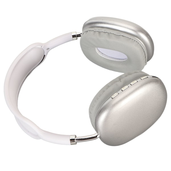Bluetooth-kuulokkeet HiFi Deep Bass Sisäänrakennettu mikrofoni Tukee muistikorttia Langattomat kuulokkeet juoksuun, matkustamiseen, valkoinen