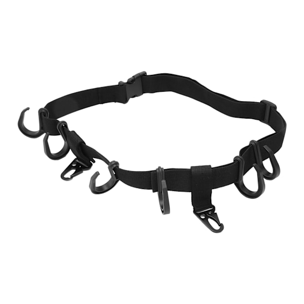 Treestand Stropp Utstyr Polyester Plast Metall Klips-på Type Tre Stand Multi Krok Henger for Utendørs Eventyr Camping Jakt