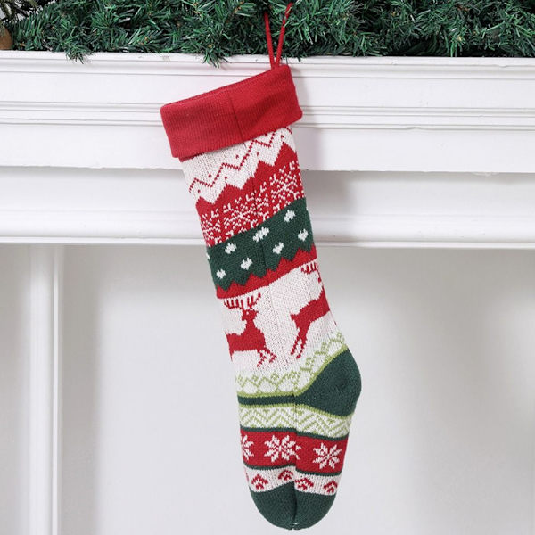 Stickade julstrumpor julklappspåsar 3